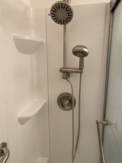 new shower tub installed 